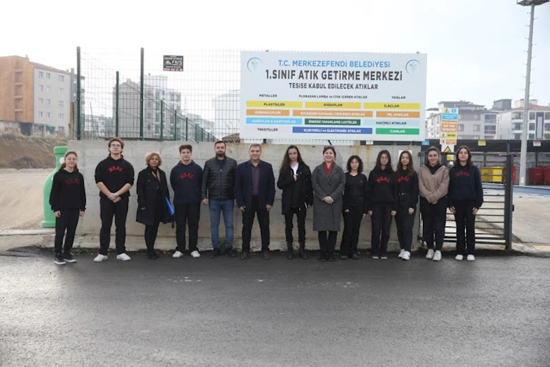 Merkezefendi Belediyesi Atık Getirme Merkezi Ziyaretçilerini Ağırladı