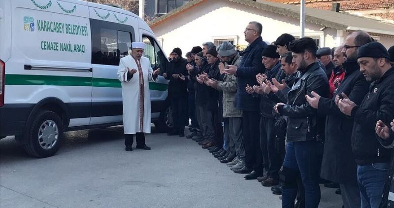 Depremde hayatını kaybeden Uygur çifti Karacabey’de son yolculuğuna uğurlandı