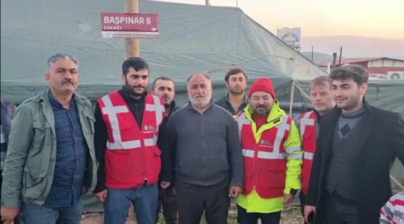 DEPREMZEDE VATANDAŞTAN İZBAK’A TEŞEKKÜR