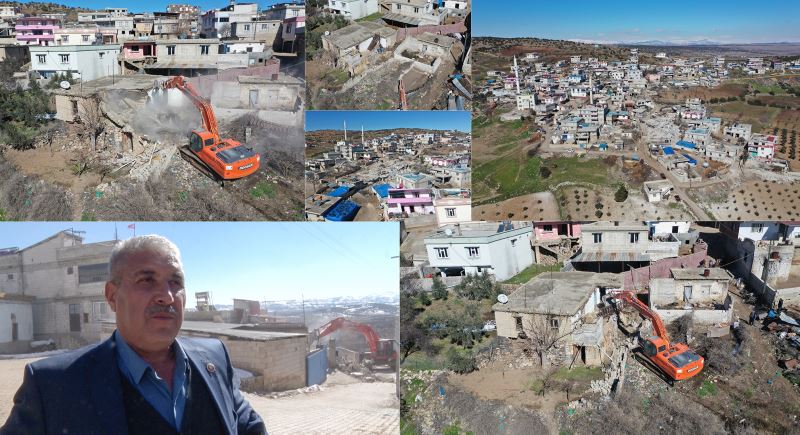ŞEHİTKAMİL’DEKİ AĞIR HASARLI YAPILARIN YIKIMINA BAŞLANDI
