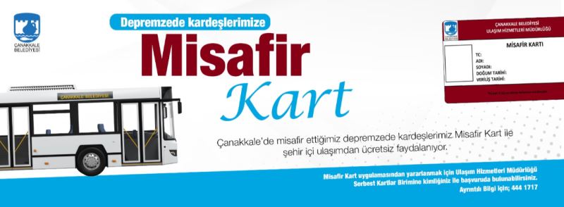 Depremzede Kardeşlerimize Misafir Kart...