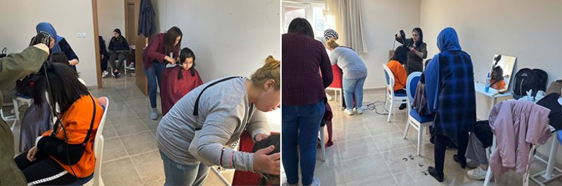 Büyükşehir’in kuaförlük hizmetiyle moral buldular
