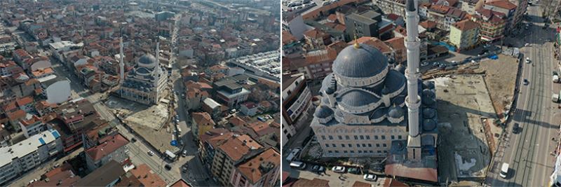M. Ali Paşa Camiinde meydanın temeli atıldı