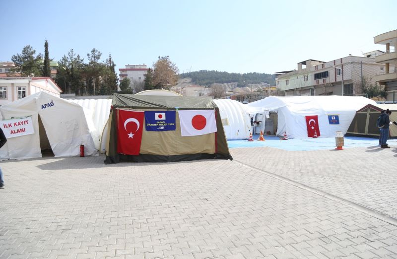 JAPONYA EN BÜYÜK SAHRA HASTANESİNİ GAZİANTEP’TE KURDU
