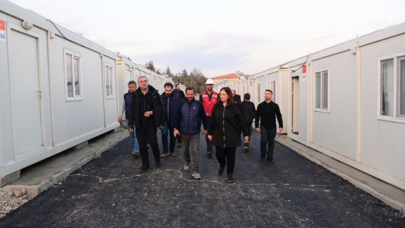 “Karacasu Konteyner Kentte Çalışmalarımız Hızla Sürüyor”