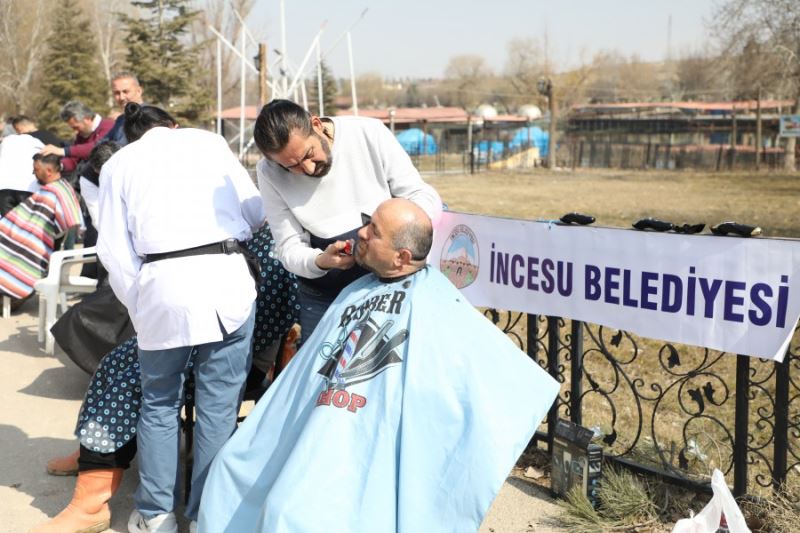Belediyemiz ve Berberler Kuaförler Odası İşbirliğiyle depremin vurduğu Kahramanmaraş
