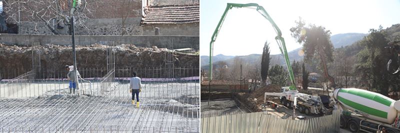 Karamürsel Kızderbent’te çok amaçlı salonun temeli atıldı