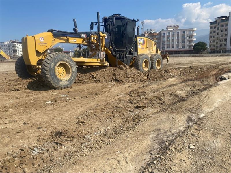 İskenderun’da konteyner kentlerin altyapısı Büyükşehir’den