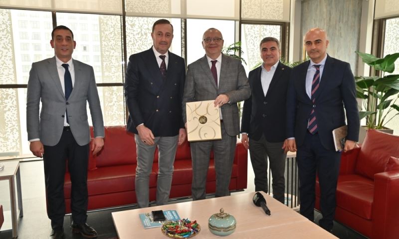 Başkan Ergün, MUOSB Yönetimini Ağırladı