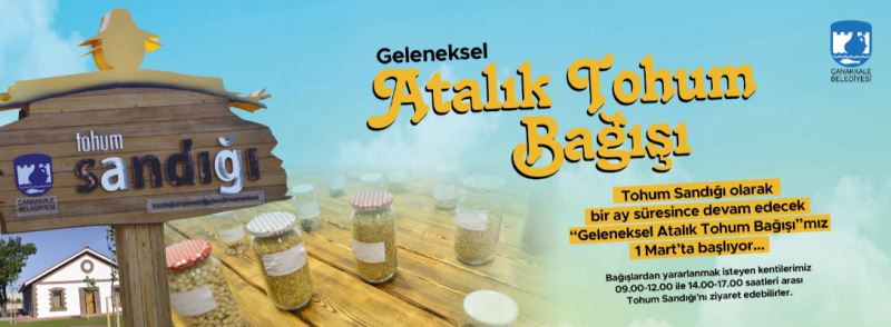 Geleneksel Atalık Tohum Bağışı Başlıyor