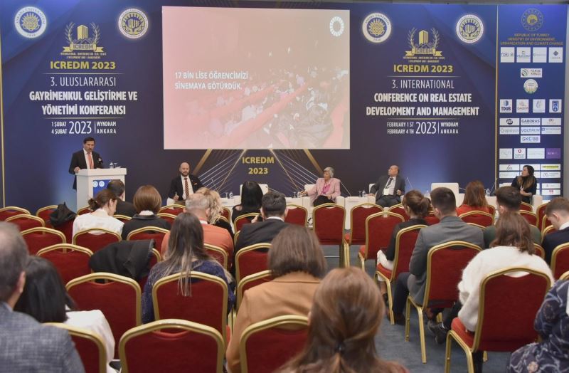 BAŞKAN HASAN KILCA, 3. ULUSLARARASI GAYRİMENKUL GELİŞTİRME VE YÖNETİMİ KONFERANSINDA KONUŞTU
