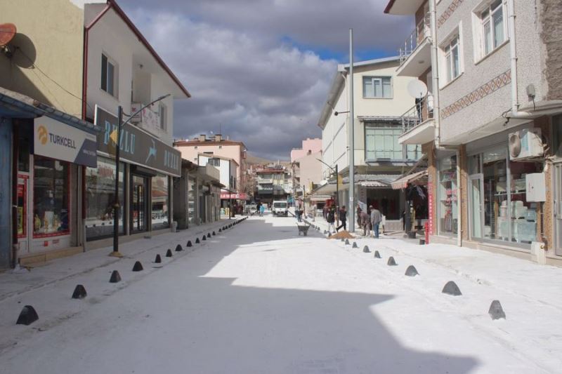 Şehit Asteğmen Yüksel Şahan Caddesi’nde Üst Yapı Çalışmaları Devam Ediyor