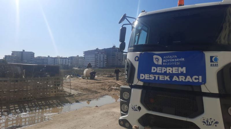 HATAY’DA ŞEBEKEYE SU VERİLDİ
