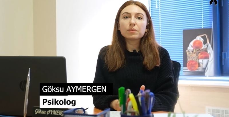 İZMİT BELEDİYESİ PSİKOLOGLARINDAN GÖKSU AYMERGEN ANLATTI