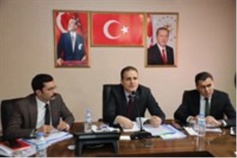 İl Afet Risk Azaltma Planı İzleme ve Değerlendirme Toplantısı gerçekleştirildi