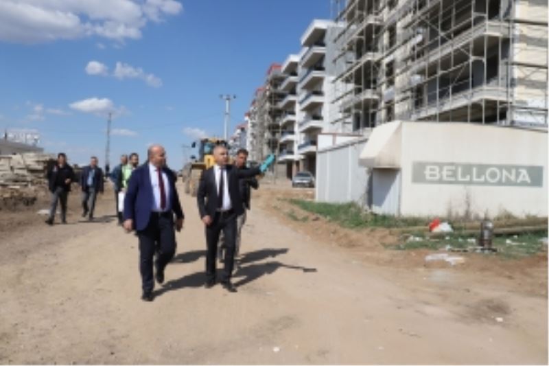 Yiğitçavuş mahallesine altyapı ve içme suyu şebekesi döşeniyor