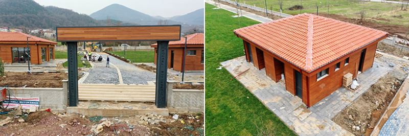 Kartepe Şevkatiye Parkı yapımı hızla sürüyor