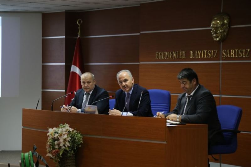 RUHSAT SÜRECİ DEĞERLENDİRME, İYİLEŞTİRME PAYDAŞ GÖRÜŞ ALMA VE AFETLERE KARŞI STRATEJİ GELİŞTİRME TOPLANTISI DÜZENLENDİ