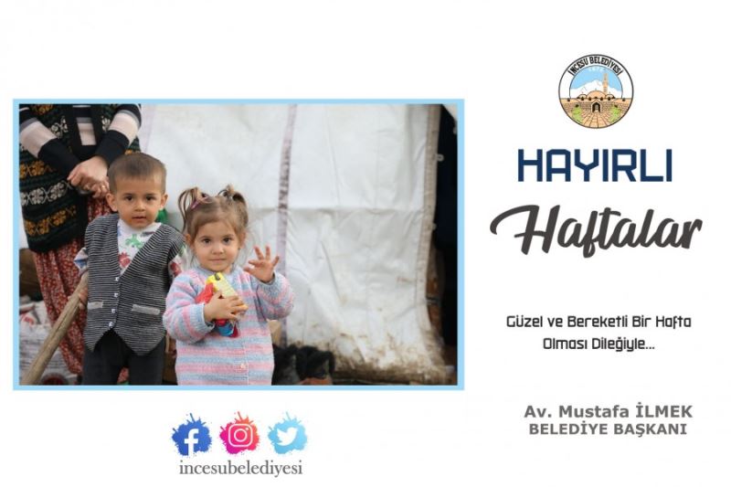 Bereketli ve sağlıklı bir hafta geçirmemiz dileğiyle… #HayırlıHaftalar