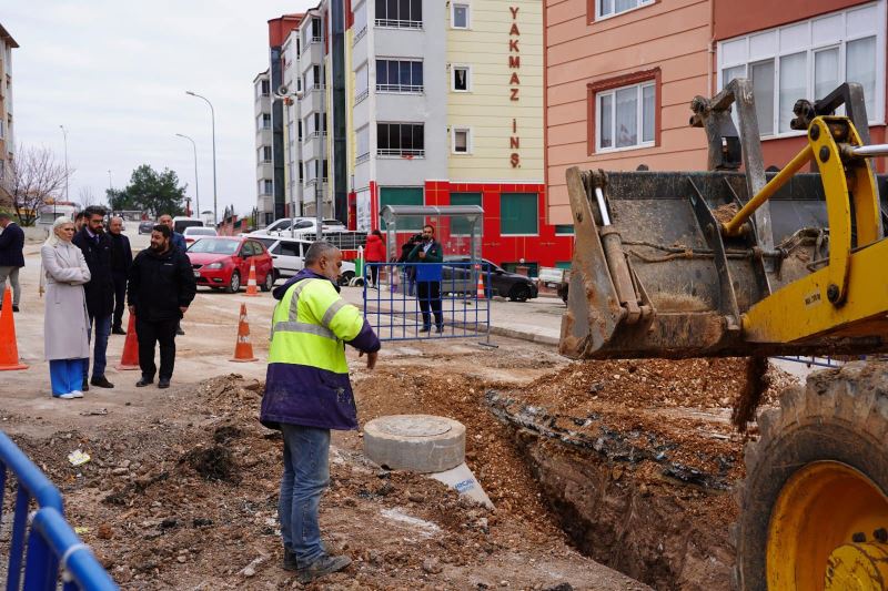 BELEDİYE BAŞKAN V. MELEK MIZRAK SUBAŞI: ‘’ALTYAPI VE KANALİZASYON ÇALIŞMAMIZDA SONA YAKLAŞTIK’’