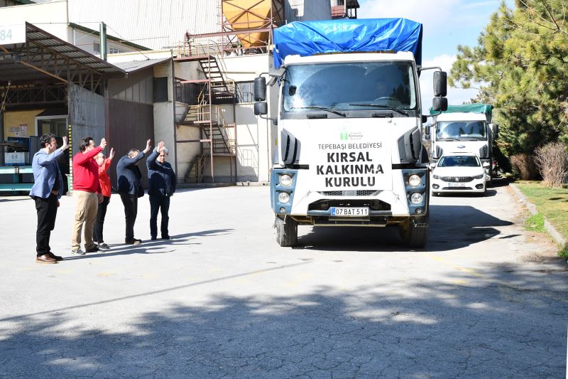 16 TON YEM DAHA BÖLGEYE GÖNDERİLDİ