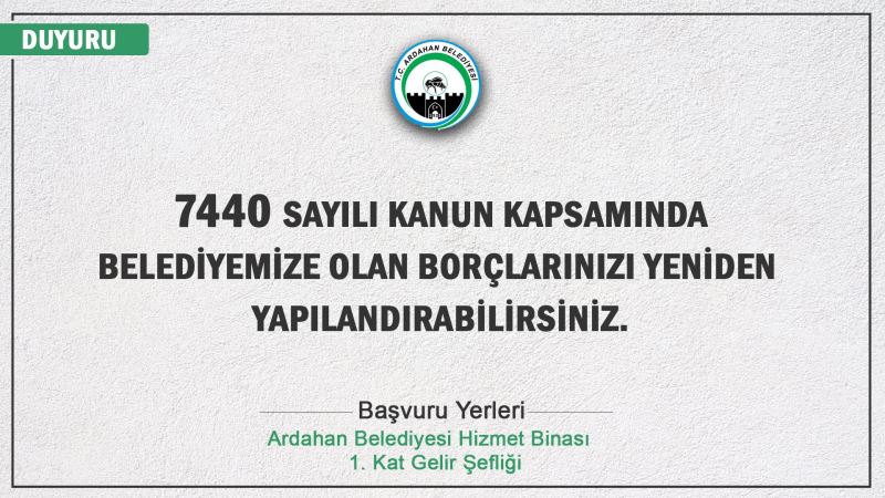 BELEDİYELERE,  OLAN BORÇLARIN TAKSİTLENDİRİLMESİ