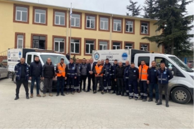 ESKİ’DEN AFET BÖLGESİNE TAKVİYE EKİPLER
