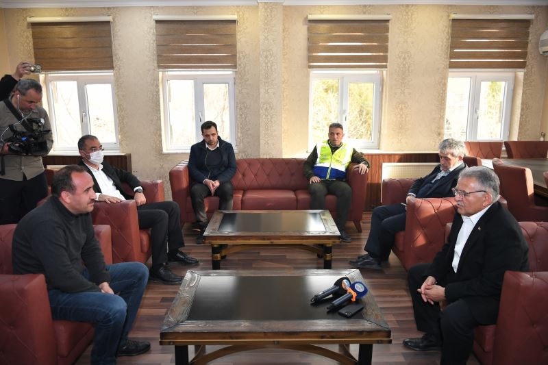 Başkan Büyükkılıç’tan İncesu’ya “Geçmiş Olsun” Ziyareti