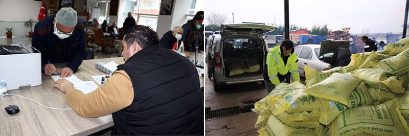 Büyükşehir’den 2 bin çiftçiye yem bitkisi tohumu desteği