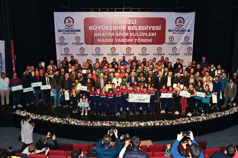 Büyükşehir’den amatör spor kulüplerine dev destek