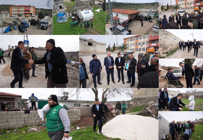 ŞEHİTKAMİL’DEKİ AFETZEDELERE GIDA VE HİJYEN PAKETİ DESTEĞİ VERİLDİ
