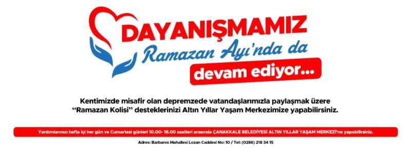 Dayanışmamız Ramazan Ayı
