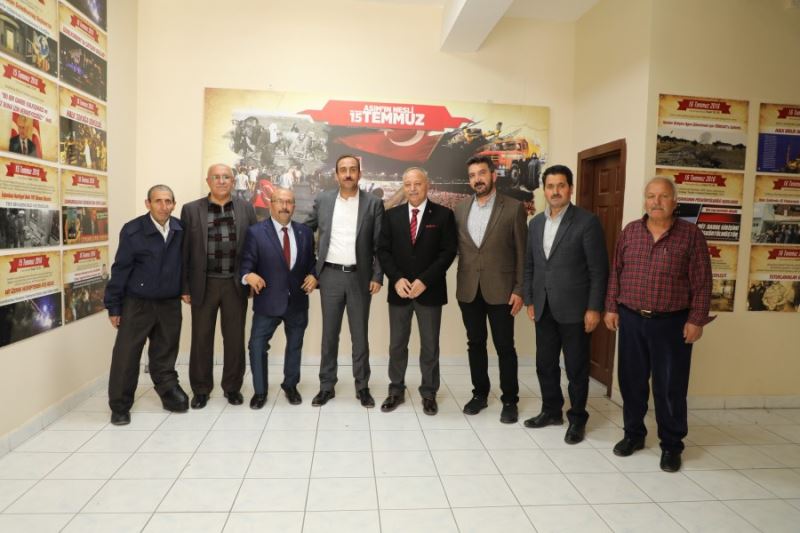 AK Parti Milletvekili Aday Adayları Sn. Aytaş KIRMIZITAŞ ile Sn. Alim ŞAHİN Belediye Başkanımız Av. Mustafa İLMEK 
