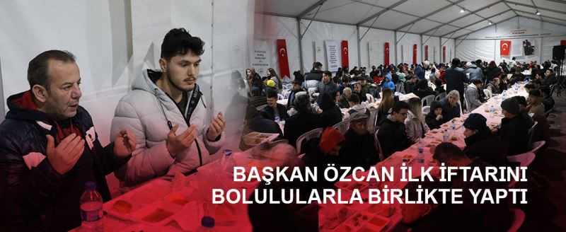 Bolu Belediyesi İftar Çadırına yoğun ilgi