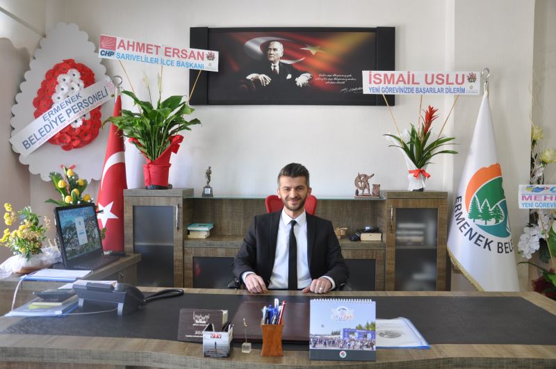 ERMENEK BELEDİYE BAŞKANI MUSTAFA BOZCU GÖREVİNE BAŞLADI