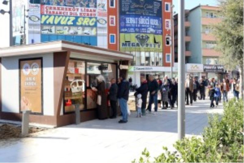HALK EKMEK BÜFELERİMİZDE SATIŞLAR BAŞLADI
