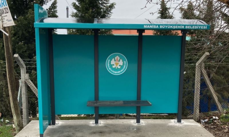 Soma’nın 15 Mahallesinde Durak Montaj Çalışması Gerçekleştirildi