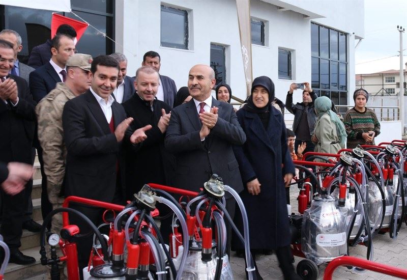Üreticilere Süt Sağım Makinesi Desteği