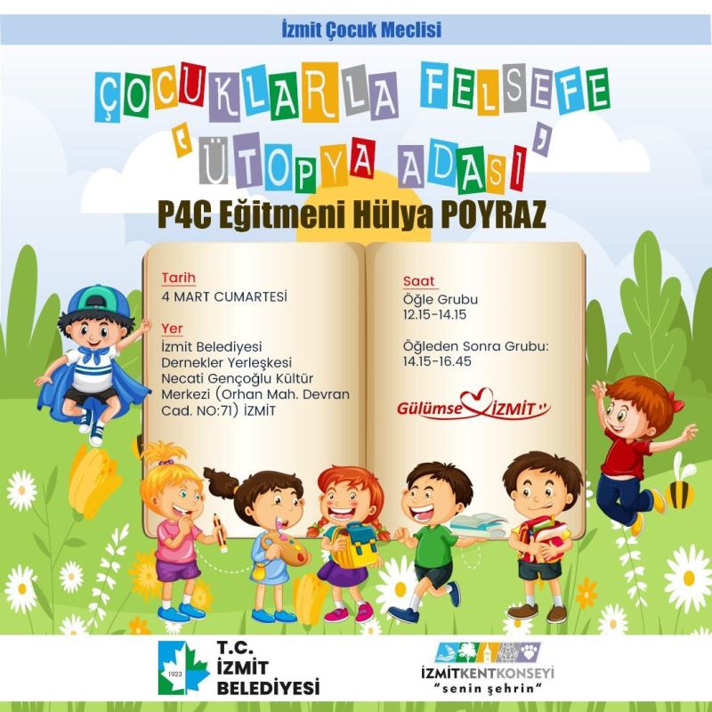 İZMİT ÇOCUK MECLİSİ ‘ÜTOPYA ADASI’ İLE FAALİYETLERİNE BAŞLIYOR