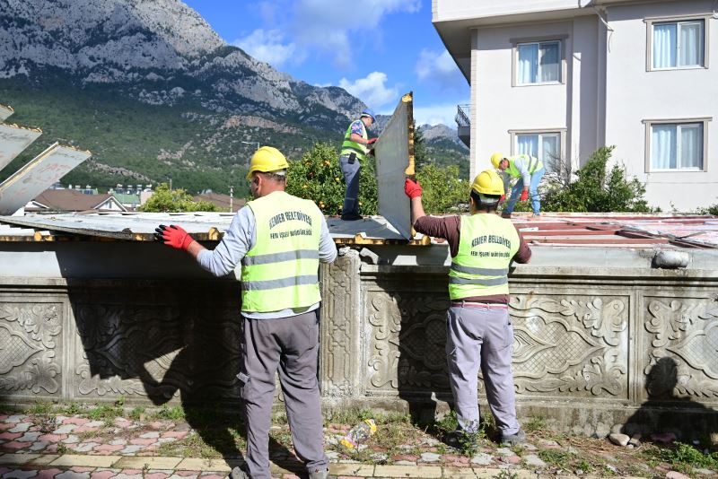 Kemer’de kaçak yapılaşmaya taviz yok