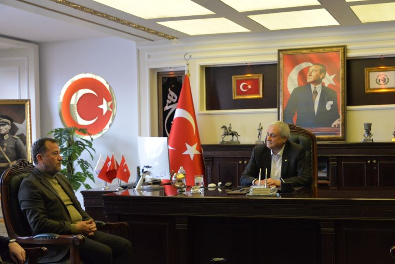 KARKAMIŞ BELEDİYE BAŞKANI DOĞAN, BAŞKAN BAKKALCIOĞLU İLE BİR ARAYA GELDİ