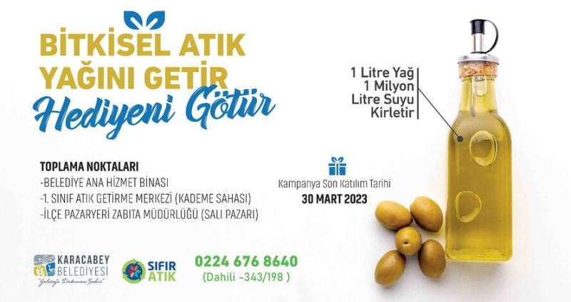 Bitkisel Atık Yağını Getir, Hediyeni Götür
