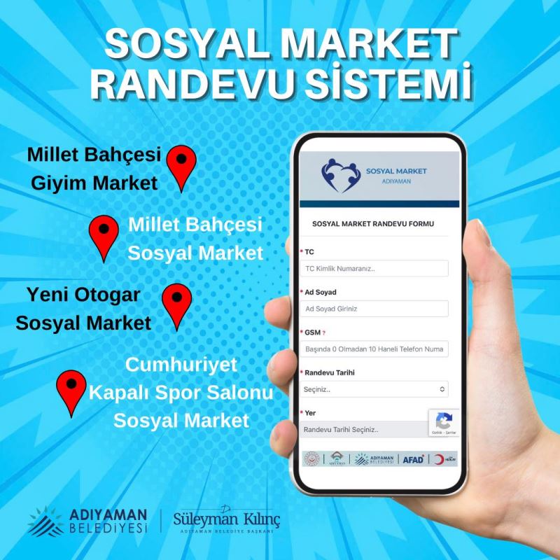 SOSYAL MARKETLERDE RANDEVU SİSTEMİNE GEÇİLDİ