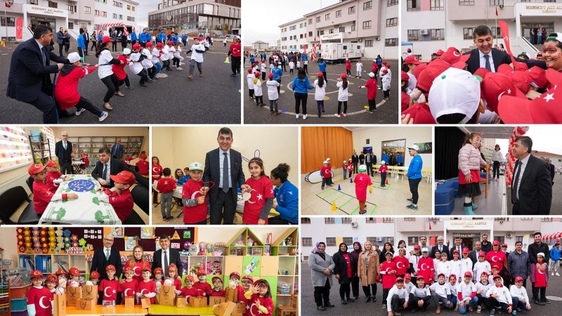 14 BİNİN ÜZERİNDE ÖĞRENCİ, PARKURLARDA DOYASIYA EĞLENDİ