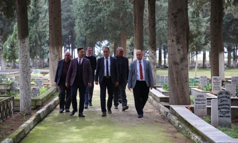 Büyükşehir’den Saruhanlı Mezarlıklarında İnceleme
