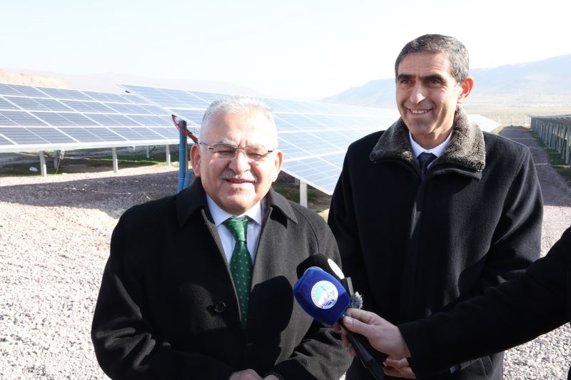 Büyükkılıç: “103,9 Milyon TL’lik GES Enerji Üretimine Başladı”