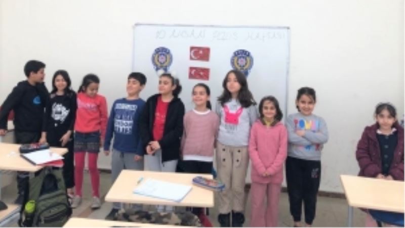 Bilgievi öğrencileri “Polis Haftası”nı kutladı