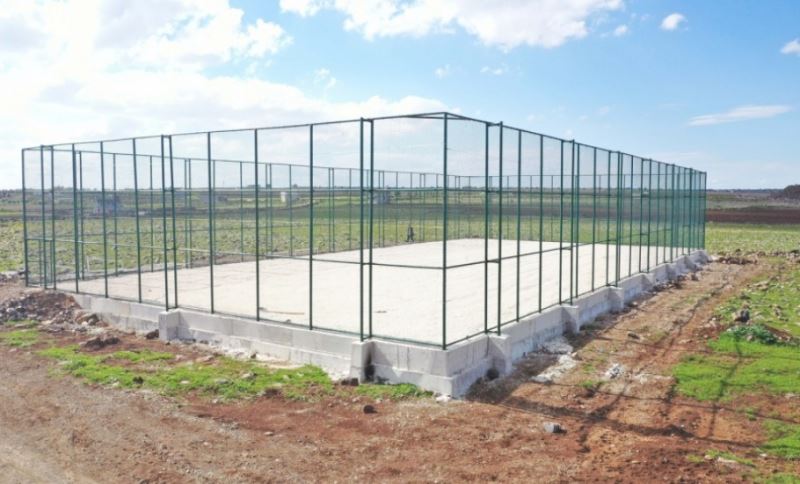 KARAKÖPRÜ KIRSALINA YENİ SPOR YATIRIMLARI SÜRÜYOR