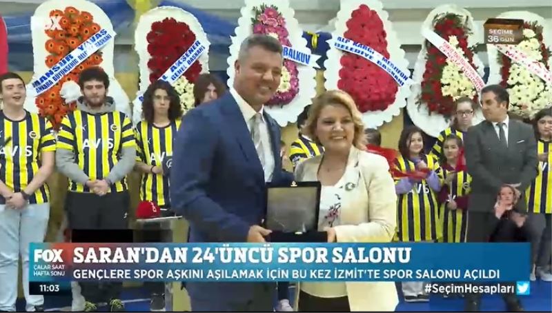 İZMİT’TE AÇILAN ATATÜRK SPOR SALONU, FOX TV’DEN MİLYONLARA ULAŞTI