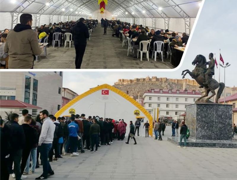 BELEDİYEMİZ İFTAR ÇADIRINDA İLK ORUÇLAR AÇILDI